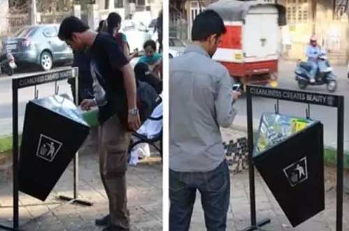 創(chuàng)意垃圾桶，讓城市更美好