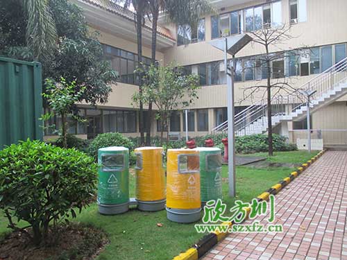 韶關物業分類玻璃鋼垃圾桶，提升社區好環境。