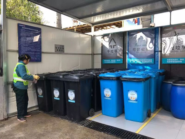 分類垃圾桶廠家?guī)懔私馍虾T圏c(diǎn)城市現(xiàn)狀